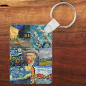 Van Gogh Fine Art Collage キーホルダー (裏面)