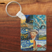Van Gogh Fine Art Collage キーホルダー (正面)