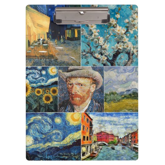 Van Gogh Fine Art Collage クリップボード (正面)