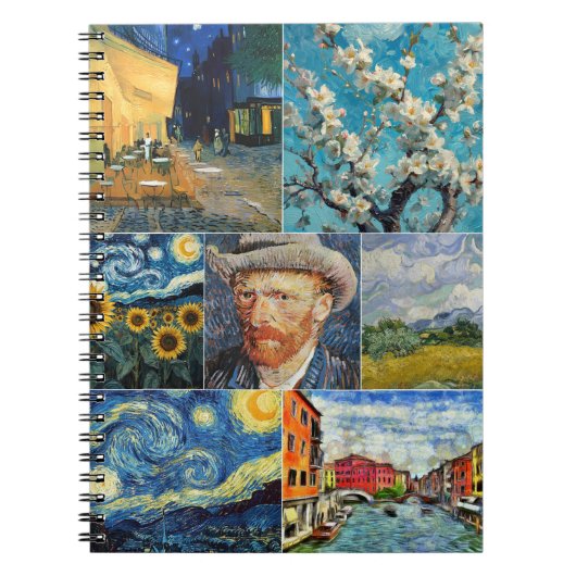Van Gogh Fine Art Collage ノートブック (正面)