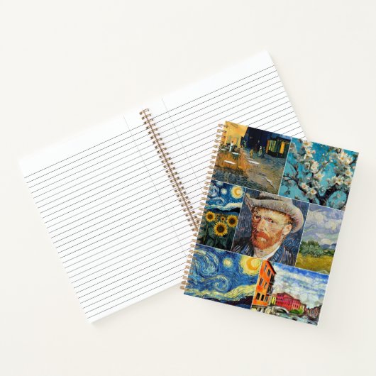 Van Gogh Fine Art Collage ノートブック (内部)