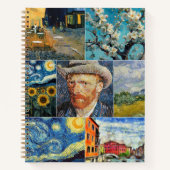 Van Gogh Fine Art Collage ノートブック (正面)