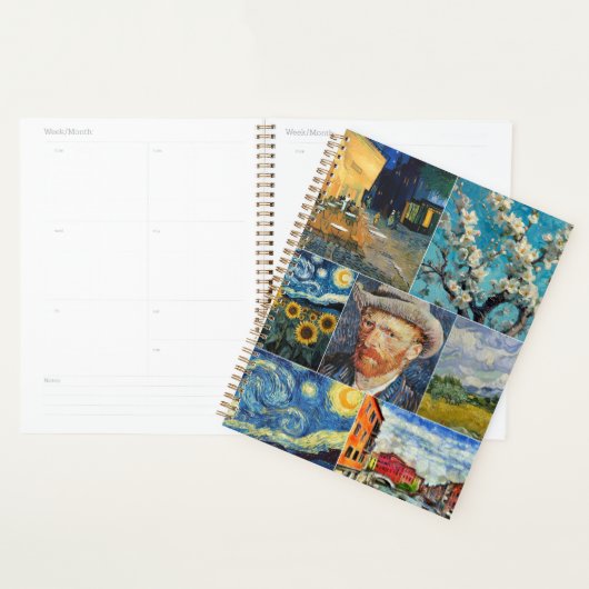 Van Gogh Fine Art Collage プランナー手帳 (ディスプレー)