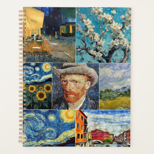 Van Gogh Fine Art Collage プランナー手帳 (正面)