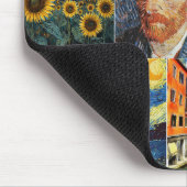 Van Gogh Fine Art Collage マウスパッド (コーナー)