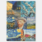 Van Gogh Fine Art Collage マグネット (正面)