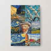 Van Gogh Fine Art Collage 缶バッジ (正面)