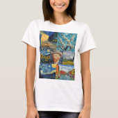 Van Gogh Fine Art Collage Tシャツ (正面)