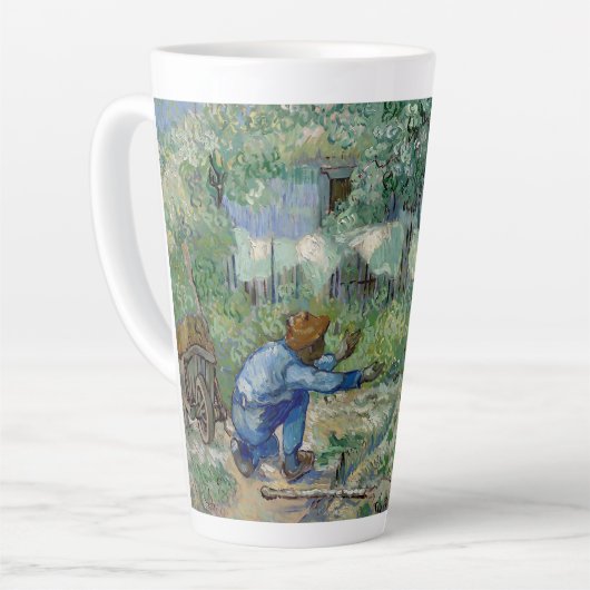 Van Gogh First Steps Mug カフェラテマグ (左アングル)