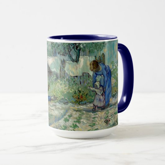 Van Gogh "First Steps" Painting Mug マグカップ (正面右)