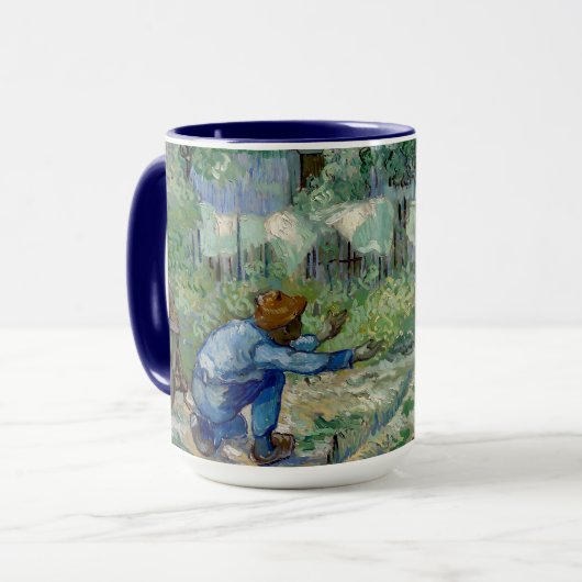 Van Gogh "First Steps" Painting Mug マグカップ (正面左)