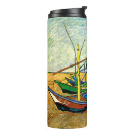 Van Gogh Fishing Boats on Beach at Saintes Maries タンブラー