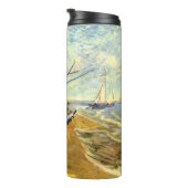 Van Gogh Fishing Boats on Beach at Saintes Maries タンブラー (回転右)