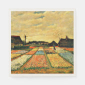 Van Gogh - Flower Beds in Holland スタンダードランチョンナプキン (正面)