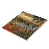 Van Gogh - Flower Garden, fine art painting, タイル (側面)