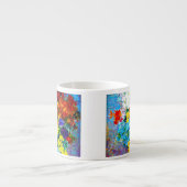 Van Gogh Flowers in a Blue Vase エスプレッソカップ (正面)