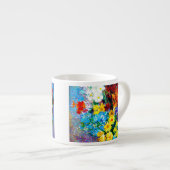 Van Gogh Flowers in a Blue Vase エスプレッソカップ (正面右)