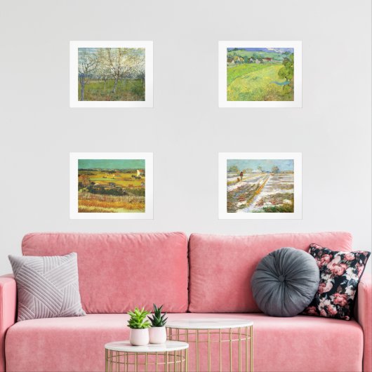 Van Gogh Four Seasons Fine Art Landscapes (リビング)