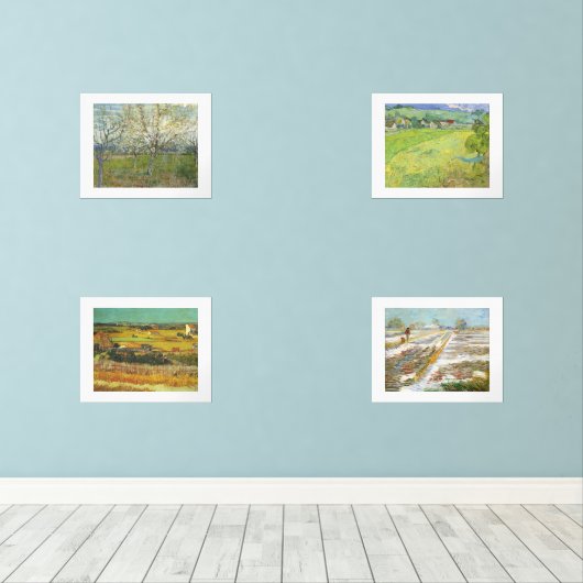 Van Gogh Four Seasons Fine Art Landscapes (ウッドフロア)