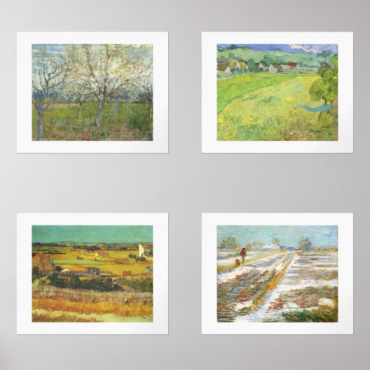 Van Gogh Four Seasons Fine Art Landscapes (正面)