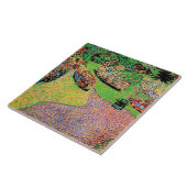 Van Gogh - Garden in Auvers タイル (側面)
