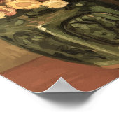 Van Gogh Ginger Jar with Chrysanthemums  ポスター (角)