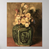 Van Gogh Ginger Jar with Chrysanthemums  ポスター (正面)