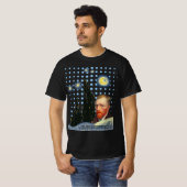  Van Gogh  in the reflection of the stars, I see t Tシャツ (正面フル)