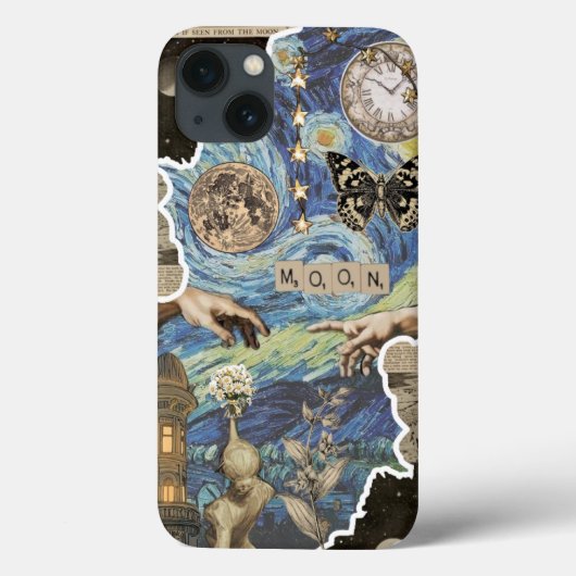 Van Gogh Inspired: New York City Starry Night Case-Mate iPhoneケース (裏面)