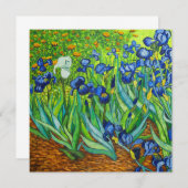 Van Gogh Irises Card (正面/裏面)