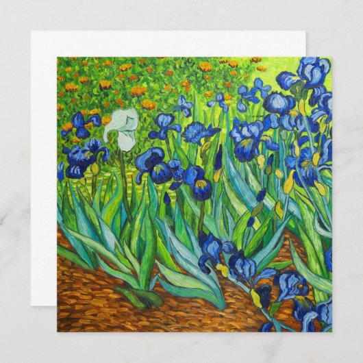 Van Gogh Irises Card (正面/裏面)