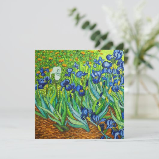 Van Gogh Irises Card (スタンド正面)