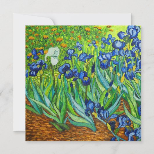 Van Gogh Irises Card (正面)