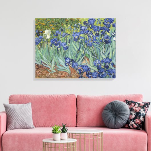 Van Gogh Irises Fine Art Painting  キャンバスプリント (インサイチュ (リビング))