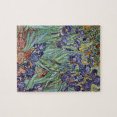 Van Gogh Irises Impressionist Painting ジグソーパズル (横)