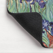 Van Gogh Irises Impressionist Painting マウスパッド (コーナー)