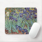 Van Gogh Irises Impressionist Painting マウスパッド (マウス)