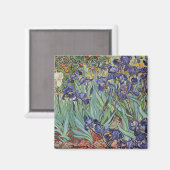 Van Gogh Irises Impressionist Painting マグネット (正面/裏面)