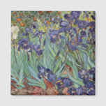 Van Gogh Irises Impressionist Painting マグネット<br><div class="desc">Vincent Van Gogh Irises at Saint Remy - Irises by Vincent Van Gogh is a wonderful impressionistic painting by one of the master impressionism artists of all time. The iris garden is swirling with color and emotion, as the purple irises flow up from their blue green stems and leaves. There...</div>