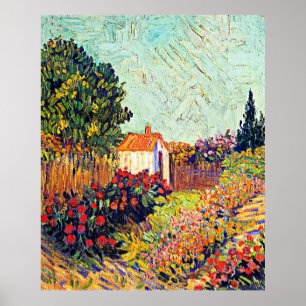Van Gogh - Landscape, famous artwork, ポスター