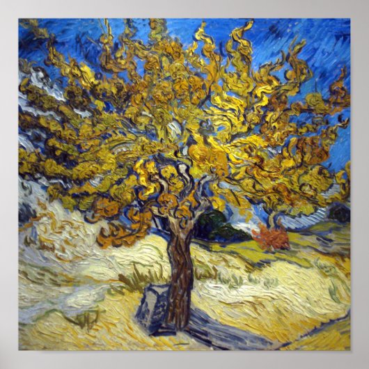 Van Gogh Mulberry Tree Impressionism Art ポスター (正面)