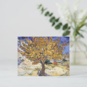 Van Gogh Mulberry Tree Yellow Swirl Art ポストカード (スタンド正面)