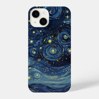 Van Gogh Night Sky Inspired Artwork iPhone 14ケース