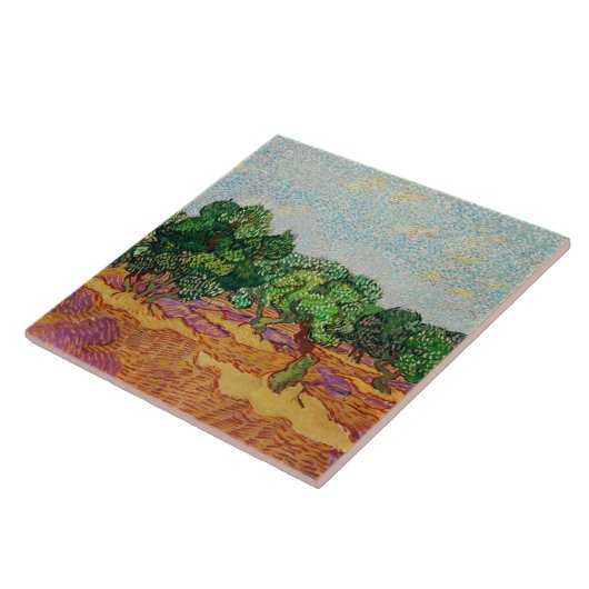 Van Gogh - Olive Trees,  タイル (側面)