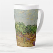 Van Gogh Olive Trees Painting Latte Mug カフェラテマグ (右アングル)