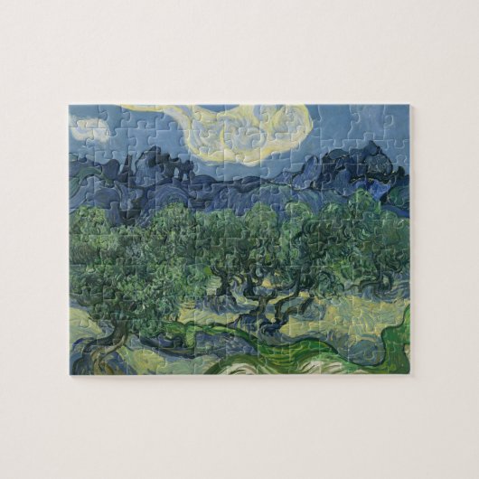 Van Gogh Olive Trees with the Alpilles ジグソーパズル (横)