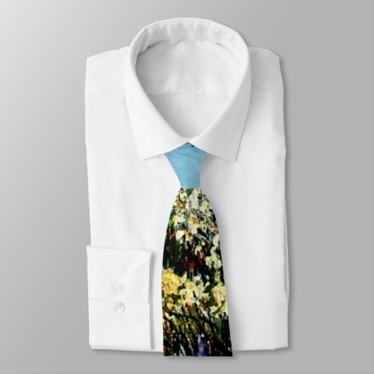 Van Gogh - Orchard Surrounded by Cypresses ネクタイ (タイ)