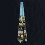 Van Gogh - Orchard Surrounded by Cypresses ネクタイ<br><div class="desc">Orchard Surrounded by Cypresses,  world-famous painting by Vincent van Gogh</div>