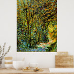 Van Gogh painting, A Path in the Woods ポスター<br><div class="desc">A path in the Woods,  famous painting by Vincent van Gogh</div>