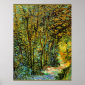 Van Gogh painting, A Path in the Woods ポスター (正面)